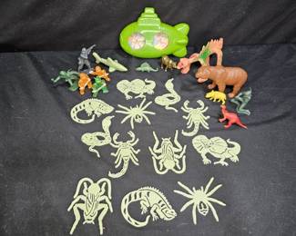 Nickelodeon Blimp, Glow Insects, & Plastic Figures