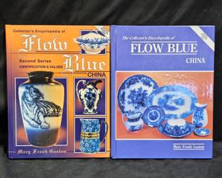 2 Flow Blue China Collector's Guides