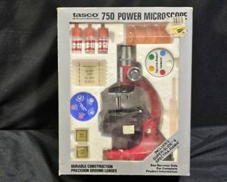 1984 Tasco 750 Power Microscope NIB