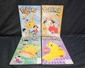 Viz Comics Pokemon Volume 1-4