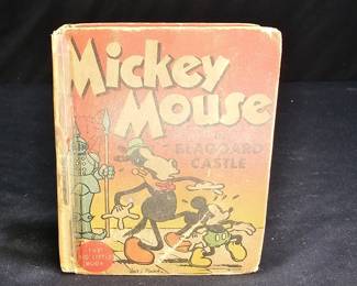 Big Little Book Mickey Mouse in Blaggard Castle