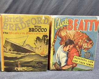 Brick Bradford & Clyde Beatty Big Little Books