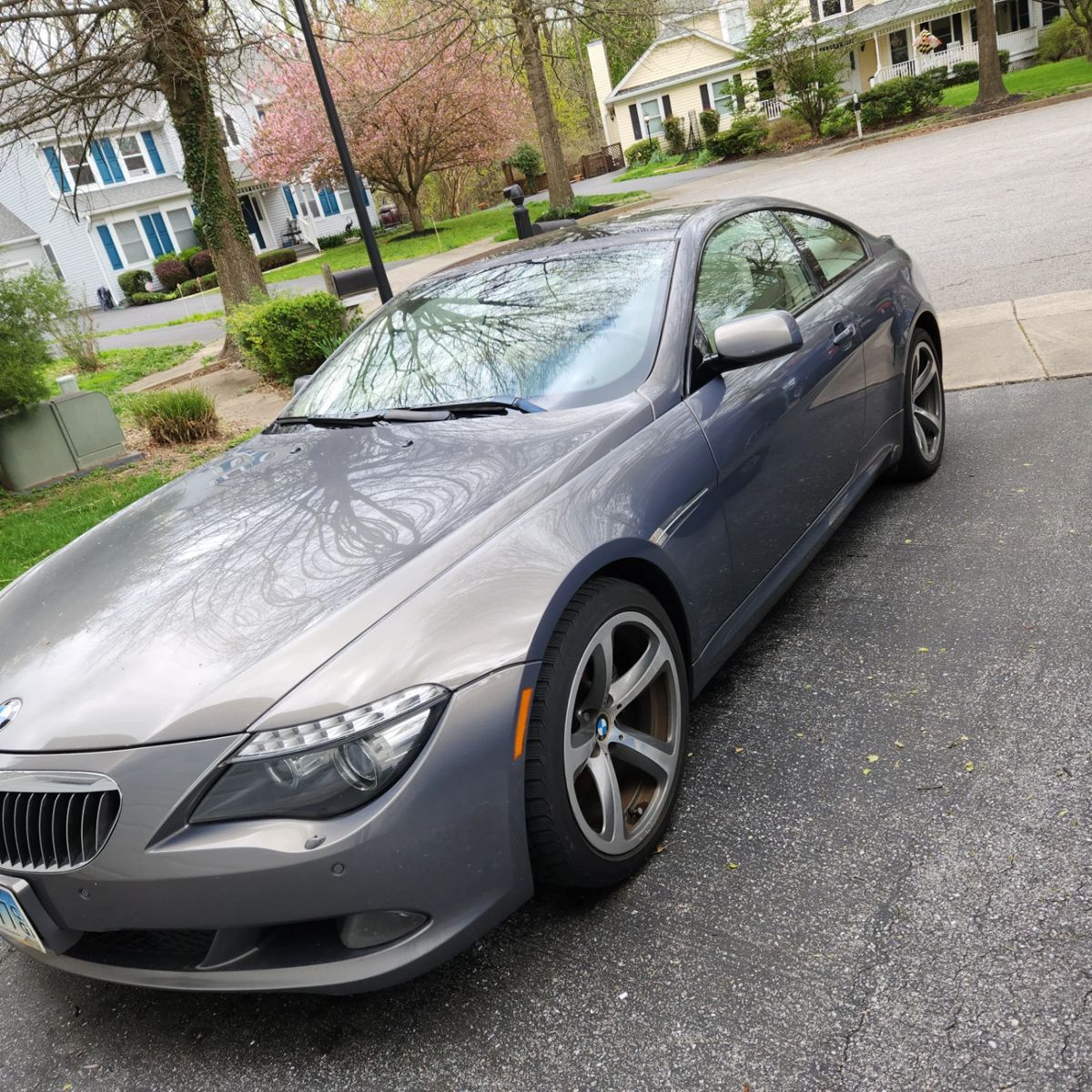 2008 BMW 650i, 2 door coupe, excellent physical condition, 192,200 miles. The car has been Maryland State Inspected and FAILED.  In order to have the car pass inspection & be tagged/driven, the Buyer must pay to have the following repairs completed:
​​​​​​​4 new tires
front & rear brake pads & rotors
repair oil leak on manifold (requires diagnosis & repair)
steering rack and alignment
​​​​​​​** I am receiving all offers for this car, as-is.  Message me directly and I will receive offers, as-is, until Monday April 29.  CASH ONLY, AS-IS. 
