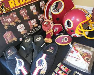 Redskins/Terps/Steelers memorabilia