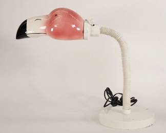 George Kovacs Figural Flamingo Desk Lamp