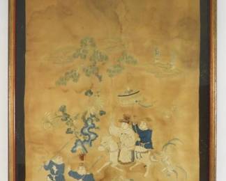 C1750 Chinese Embroidered Silk Textile