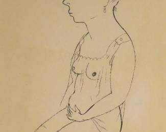 George Grosz Ecce Homo Louise Lithograph