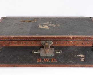 Louis Vuitton Canvas Steamer Trunk