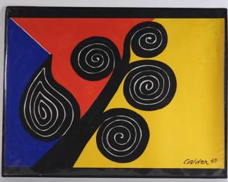 Alexander Calder Autumn Harvest Lithograph