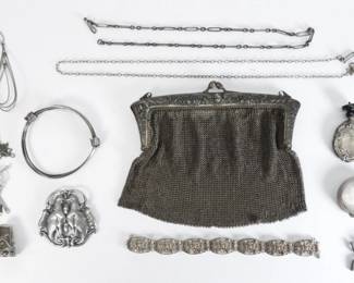 18PC Sterling Silver Estate Jewelry