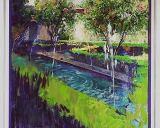 Juaquin Torrents-Llado Landscape Serigraph