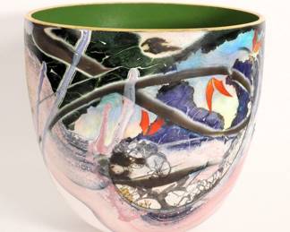 Patrick Dragon Contemporary Ceramic Vase