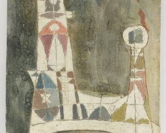 Wally Bill Hedrick Abstract Painting