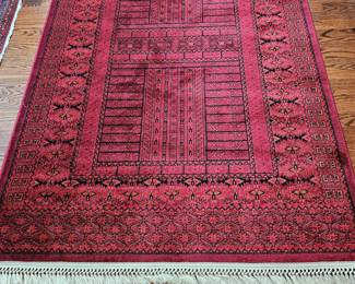 Another beautiful like new condition area wool Persian rug.