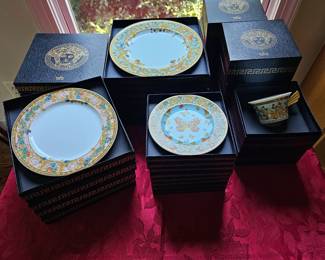 VERSACE/ROSENTHAL CHINA
Place settings for 8.