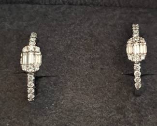 Diamond post earrings