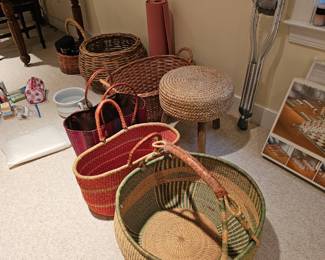 Several baskets