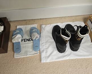 Fendi, Gucci, Chanel and Michael Kor shoes and boots. All in excellent condition. 