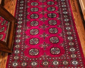 Another gorgeous red Bacara area rug. Once again, like new!!