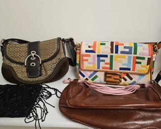 Designer bags... Fendi, Gucci, coach and more!