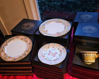 Versace china! NEW in the box!
Great wedding gift!