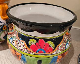 Pottery. All pretty large containers. Most from Mexico.