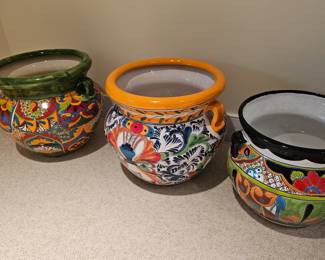Garden pots from Mexico