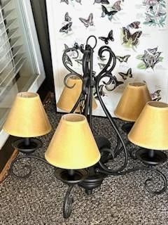 Very nice five light chandelier
