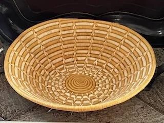 Large hand woven basket