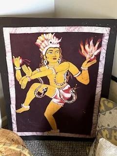 Hindu Batik Art on cotton cloth