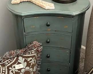 Four drawer bedside table