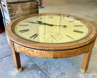 Howard Miller 42” round coffee table clock