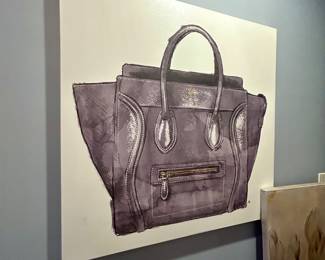 43” square ‘Celine’ bag canvas