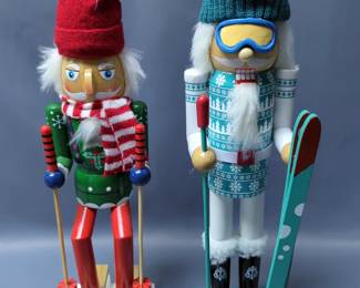 Holiday Nutcracker Collection Including Skiers, Drummers, And More, Total Qty 8