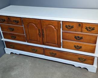 Stanley Dresser With Ten Drawers, 34.5" X 68" X 18" 