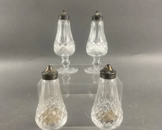Lot 196 | 4 Waterford Salt & Pepper Shakers