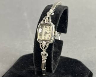 Lot 4l | Vintage Hamilton 14k Gold Biggs Ladies Watch