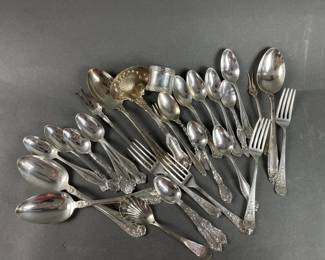 Lot 4a | Antique Sterling Silver Spoons, etc