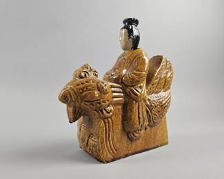 Lot 217 | Vintage Traditional Chinese Roof Tile Figure