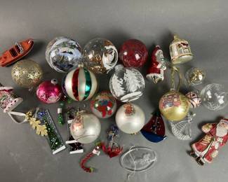 Lot 244 | Vintage Christmas Ornaments