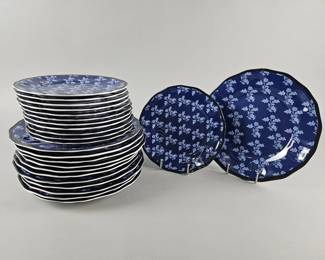 Lot 135 | Vintage Blue Sur La Table Melamine Plates