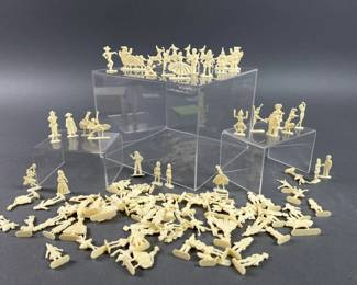 Lot 44 | Vintage 1950s Cracker Jack Plastic Figures