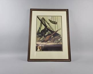 Lot 419 | Vintage Claude Monet "Hunting Trophies" Print
