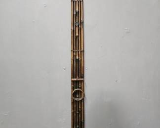 Lot 409 | Vintage Bamboo Floral Arrangement Hanger