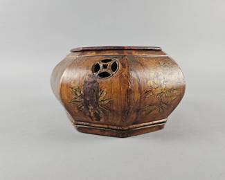 Lot 178 | Vintage Chinese Wooden Octagon Box