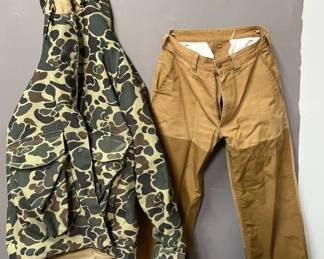 Lot 430 | LL Bean Mens Camo Coat & Pants