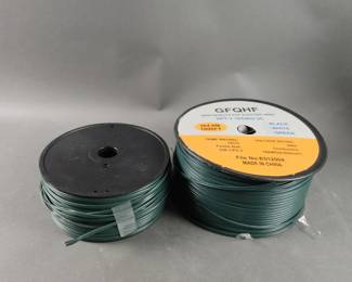 Lot 469 | Rolls of Green PVC Electric Wire