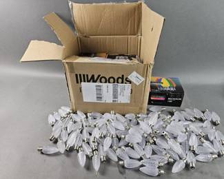 Lot 482 | Wintergreen Warm White and Multi C9 LED Bulbs