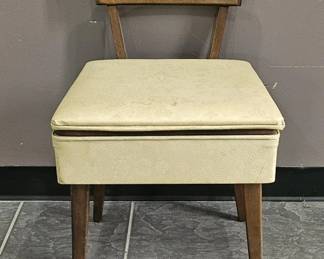 Lot 78 | Vintage MCM Sewing Chair