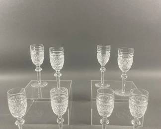 Lot 184 | 8 Waterford Castletown Cordial Goblets